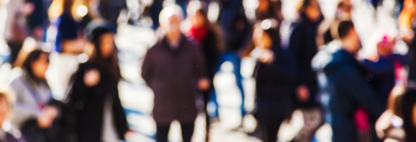 crowd walking Knoxville